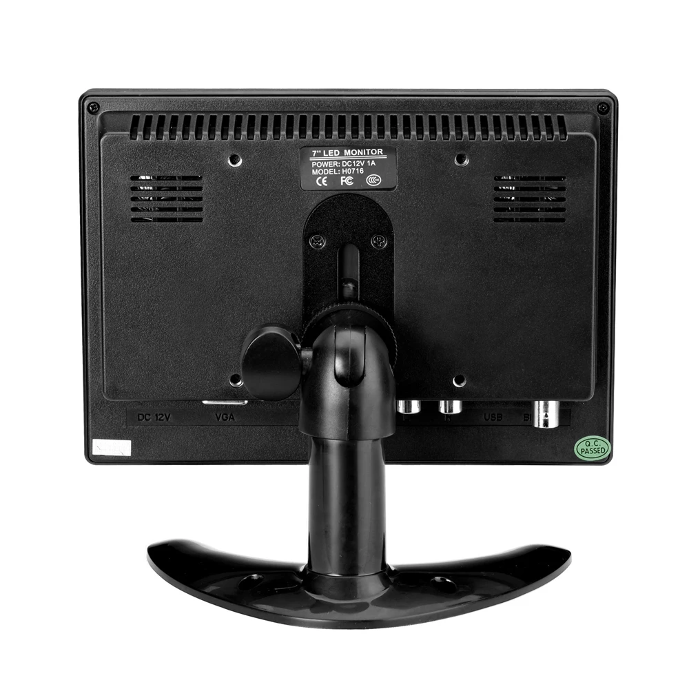 ZHIXIANDA  LCD , ޴ LCD , AV, BNC, VGA, HDMI, USB 2 Ŀ, 1024*600, 7 ġ