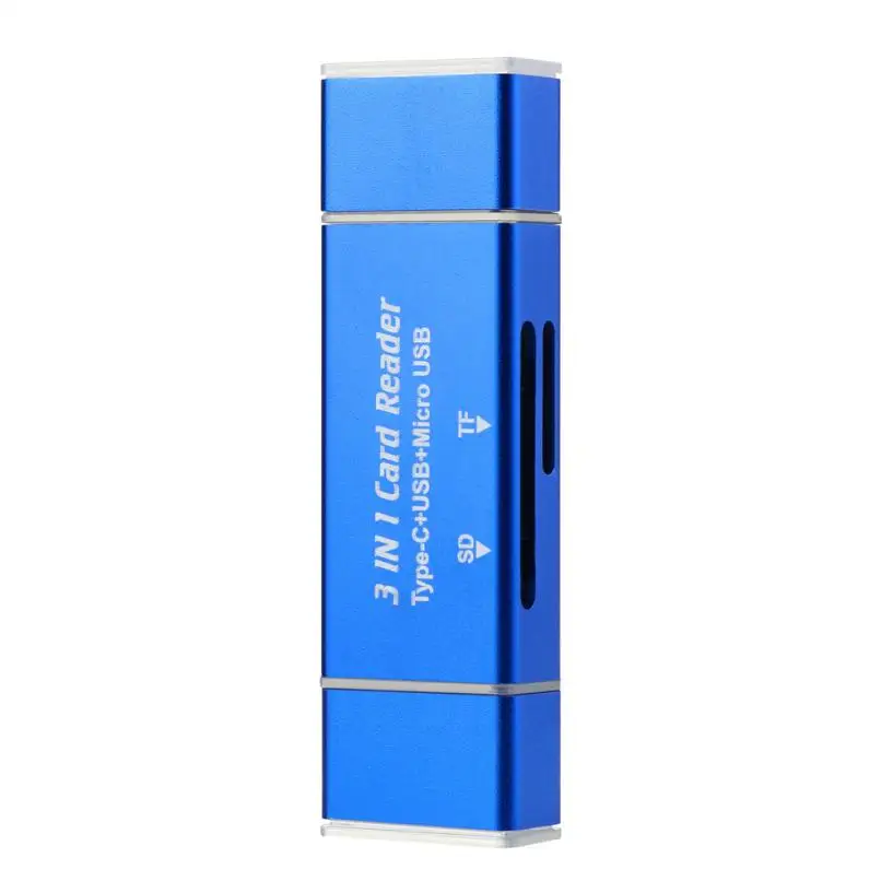 

3 In 1Type C Port USB A Port Micro USB Card Reader Adapter With OTG For Samsung Dropshipping Mar 14