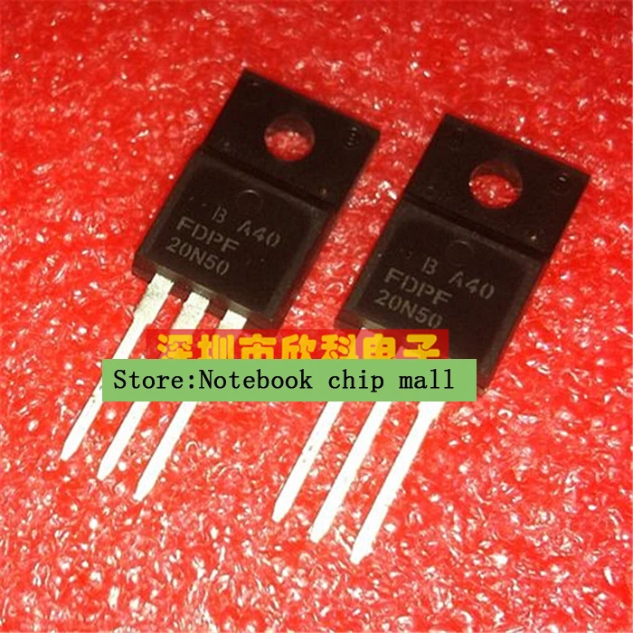 10pcs/lot free shipping FDPF20N50 20N50 MOS FET Tube 20A 500V LCD new