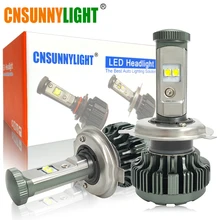 CNSUNNYLIGHT H4 H13 9008 9004 9007 CR/E XPL светодиодный фары автомобиля лампы Hi/Lo луч 8000лм 6000 К белый 8000 к авто налобный фонарь 12 В