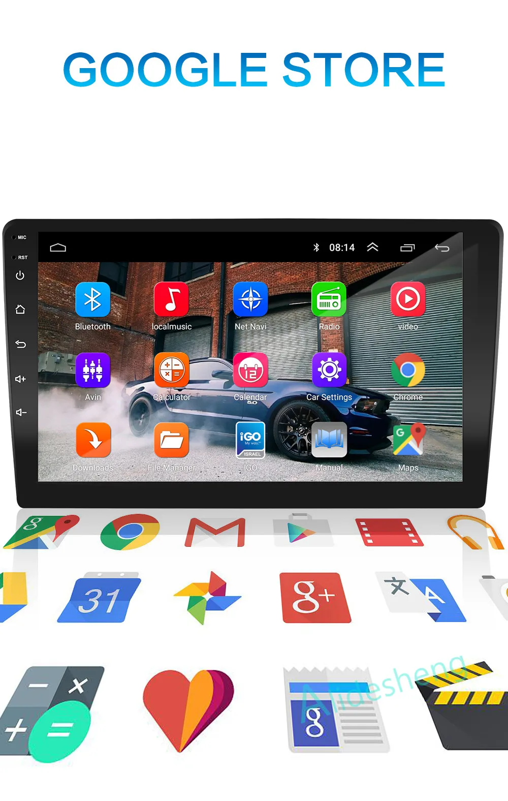 2G ram 32G rom 2.5D 2Din Android 8,1 GO автомобильный dvd мультимедийный плеер gps для S-Max S Max 2007 2008 navigatio WiFi BT