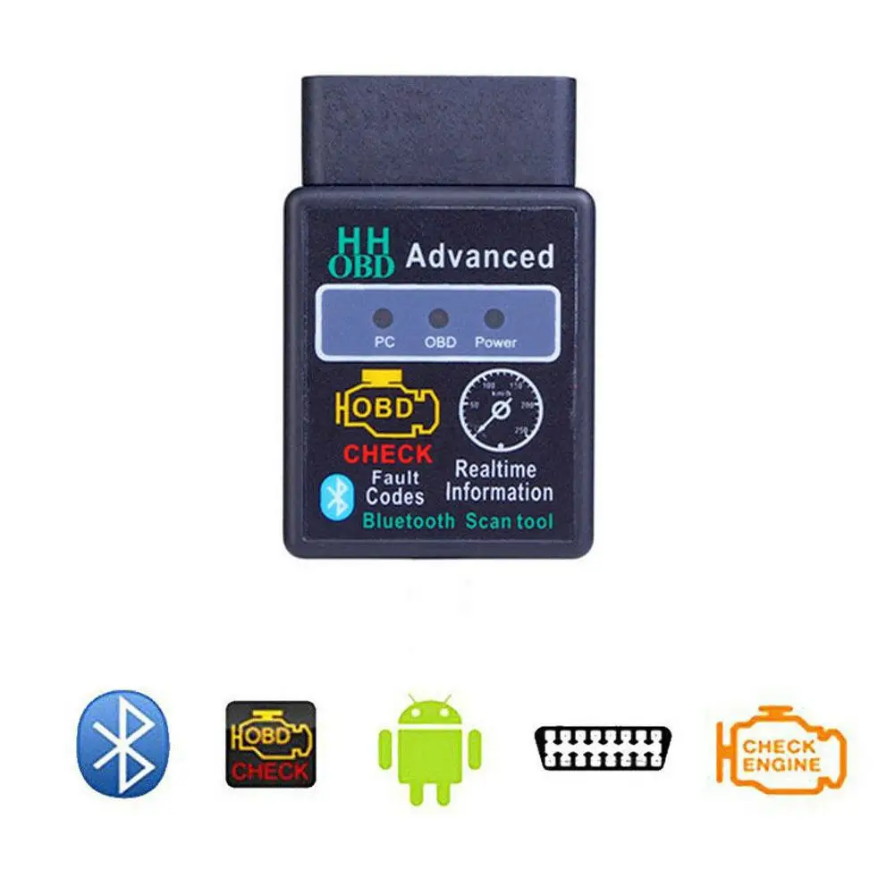 

Adeeing V2.1 ELM327 HH OBD 2 OBDII Car Auto Bluetooth Diagnostic Tool Interface Scanner Vehicle Failure Scanner Detector Scan