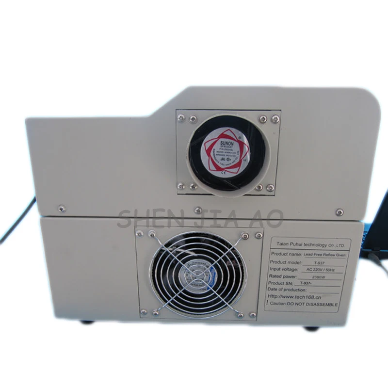 US $716.45 LeadFree Reflux Welder T937M Small Table Reflow Soldering Can Be Heated At A Constant Temperature Reflow Oven 220V 3300W 1PC