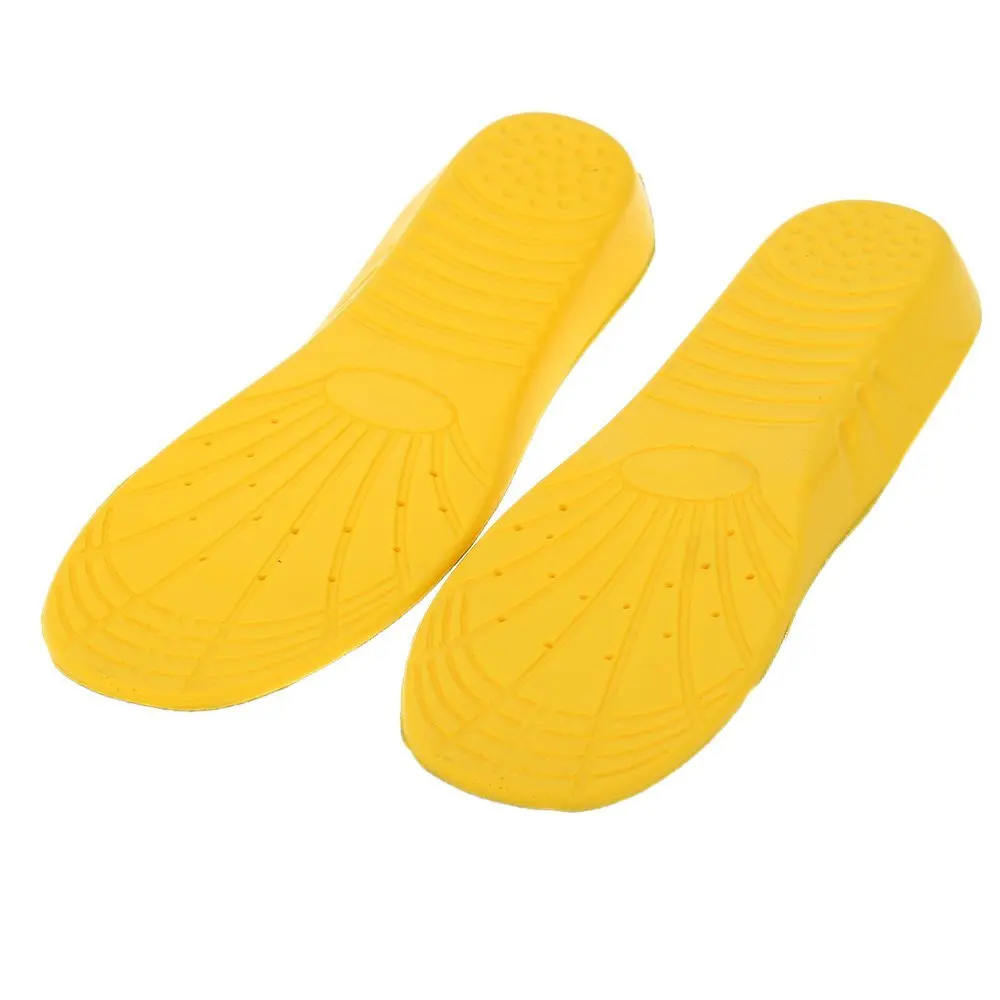 

A pair of sports insole cushioning basketball shoes Flat Feet Thick soft absorbent Army Special insoles S (gray + yellow)