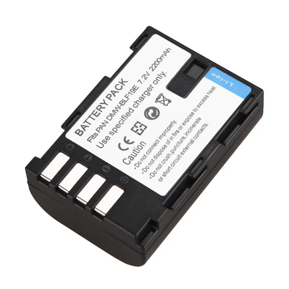 1 шт. 7.2 В 2200 мАч blf19 dmw-blf19e Батарея для Panasonic Lumix dmc-gh3 dmw-gh4 dmw-gh5 dmw-blf19e DMW blf19e Батареи для камеры
