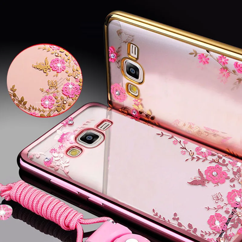 KaiNuEn etui чехол для Samsung Galaxy J5 J 5 2015 j500 прозрачные Роскошные 3d чехлы телефонов мягкие