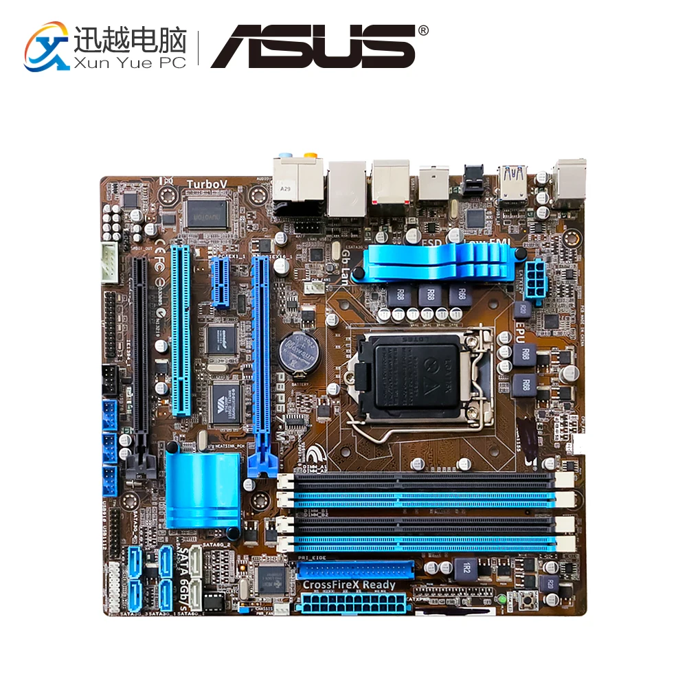 

Asus P8P67-M Desktop Motherboard P67 Socket LGA 1155 i3 i5 i7 DDR3 32G SATA3 USB3.0 uATX