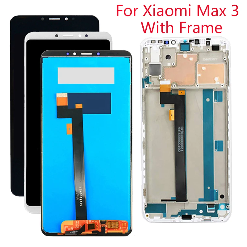 

New Original 6.9 Inch LCD For XiaoMi Max 3 LCD Display With Frame Mi Max 3 LCD Touch Screen Digitizer Assembly Replacemment