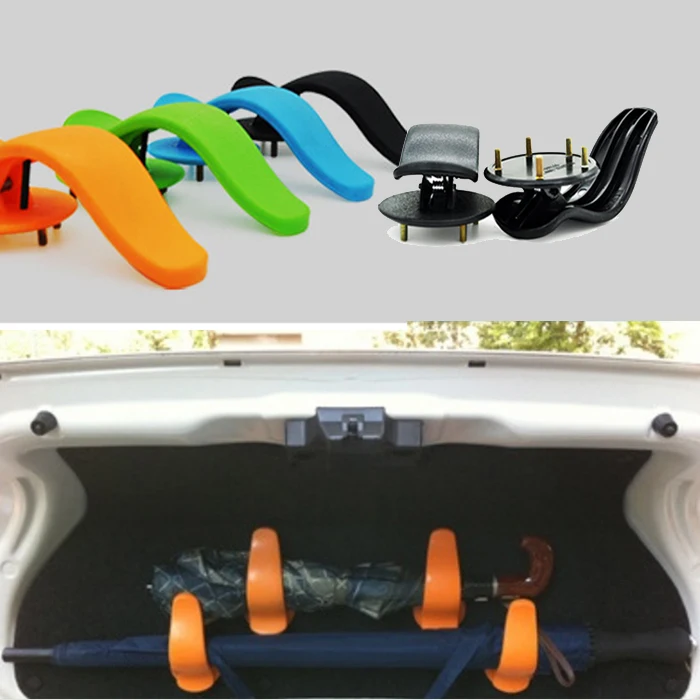 1 пара Универсальный внутренний багажник Монтажный кронштейн держатель зонта крепеж с винтами для зонта автомобиля Стайлинг авто аксессуары