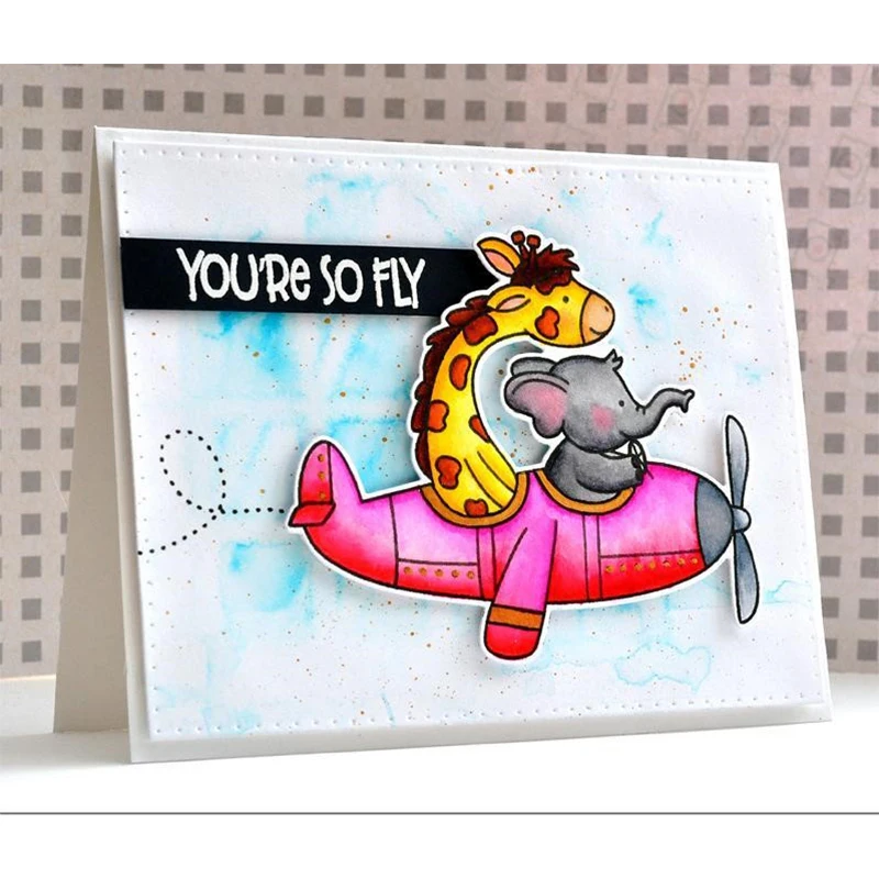 Металлические штампы и You Are So Fly с животными для рукоделия скрапбукинга тиснения