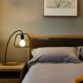 

Modern Simple Iron LED Table Lamp Home Decoration Bedroom Bedside Desk Lamp Living Room Reading Room Study Luminaria De Mesa Art