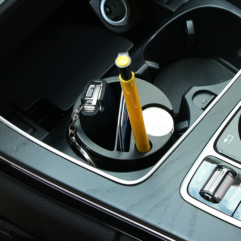 1 шт. ABS черный Автомобильный держатель для монет для Volkswagen VW Jetta MK5 6 Golf 4 5 6 7 CC Tiguan Passat B5 B6 аксессуары