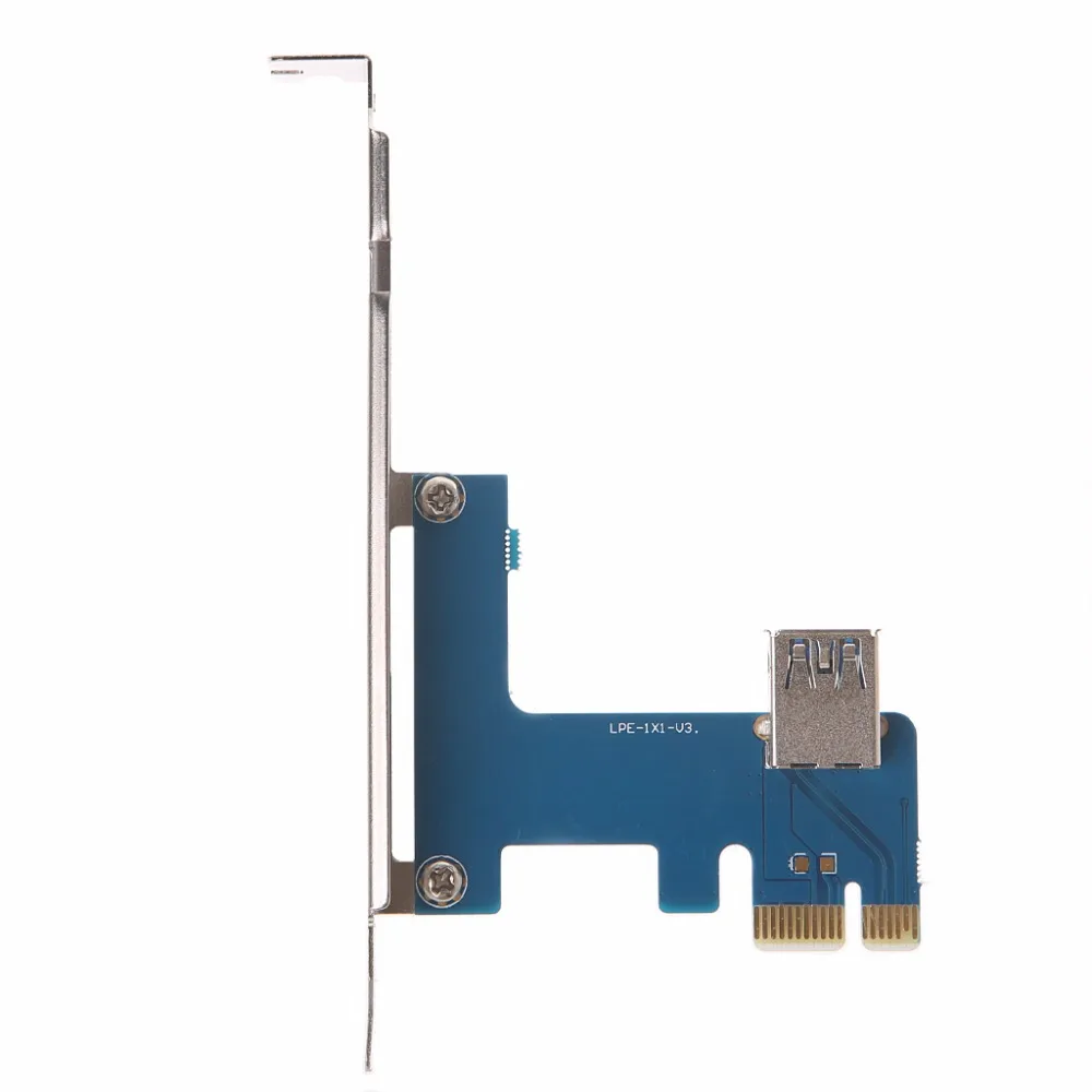 PCI-e PCI E Express 1X до 3 портов 1X переключатель мультипликатор концентратор Riser Card+ USB кабель Высокое качество