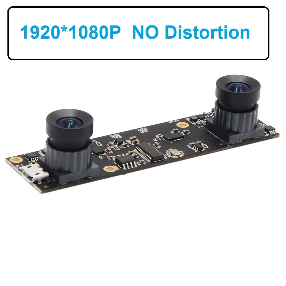 Без искажений двойной M12 объектив 1080P Aptina AR0330 USB 2 0 веб камера модуль стерео камеры