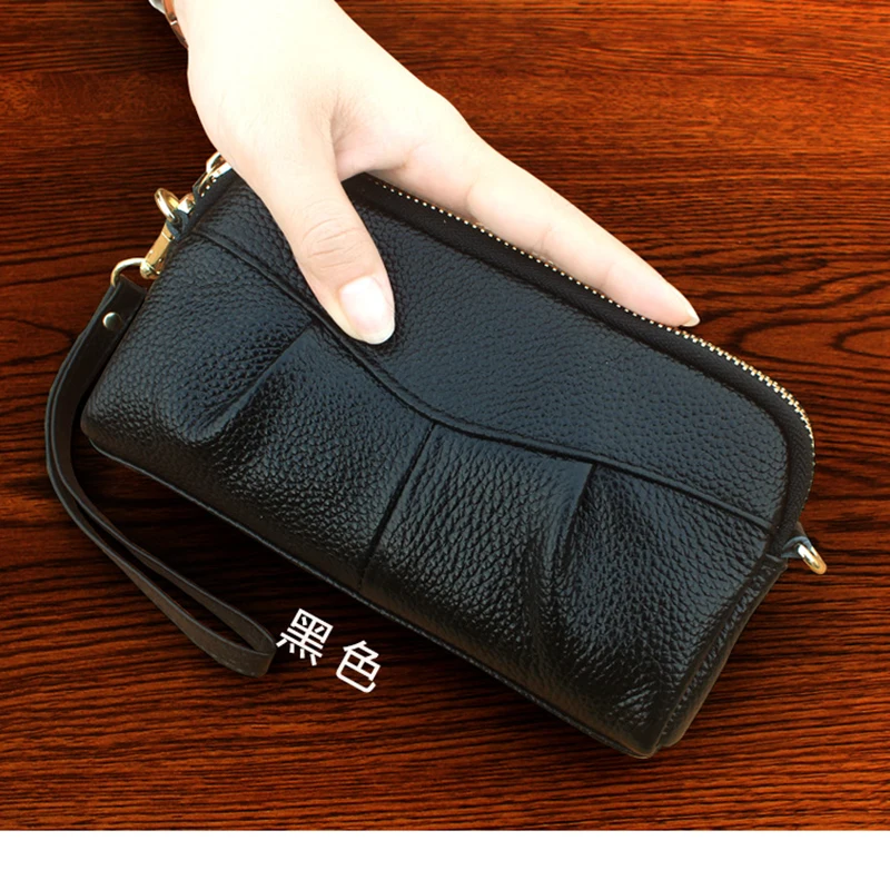 

Cosmetic bag Women Genuine Leather Makeup Bag Beauty Case Cosmetic Vintage Clutch Bag Retro Pouch Fashion Purse Organizer Causal