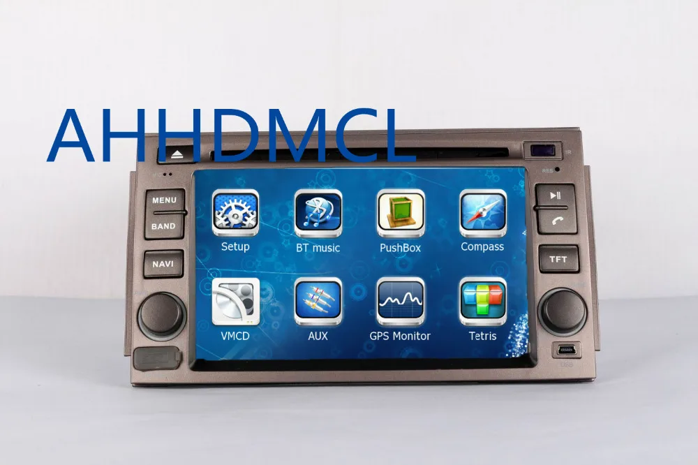 Top AHHDMCL Car Multimedia Player DVD Radio Stereo Audio GPS Navigation For Hyundai Azera 2005 2006 2007 2008 2009 2010 2011 1