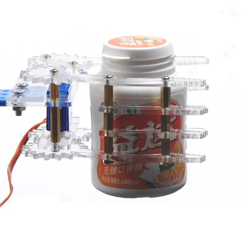 Акриловый робот манипулятор SG90 умный захват для Arduino DIY игрушки мальчиков детали