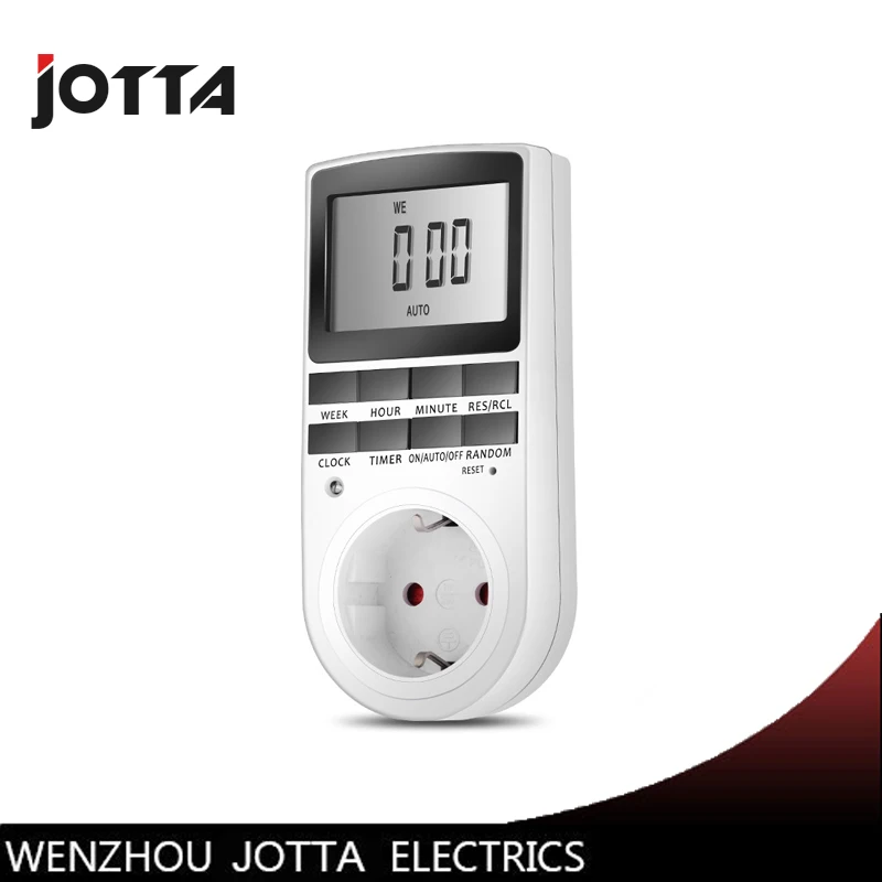 

European large screen timer socket kitchen time switch socket EU standard electronic timer