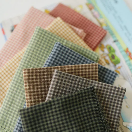 Сделай Сам японская маленькая ткань групповая окрашенная пряжа для шитья ручной