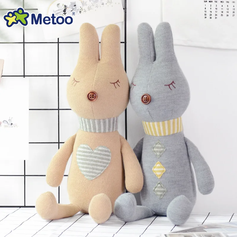 

42cm Kawaii Baby Rabbit Plush Toys Boys Girls Cute Cartoon Animal Dolls Infants Sleeping Dolls Newborn Kids Children Gifts Metoo