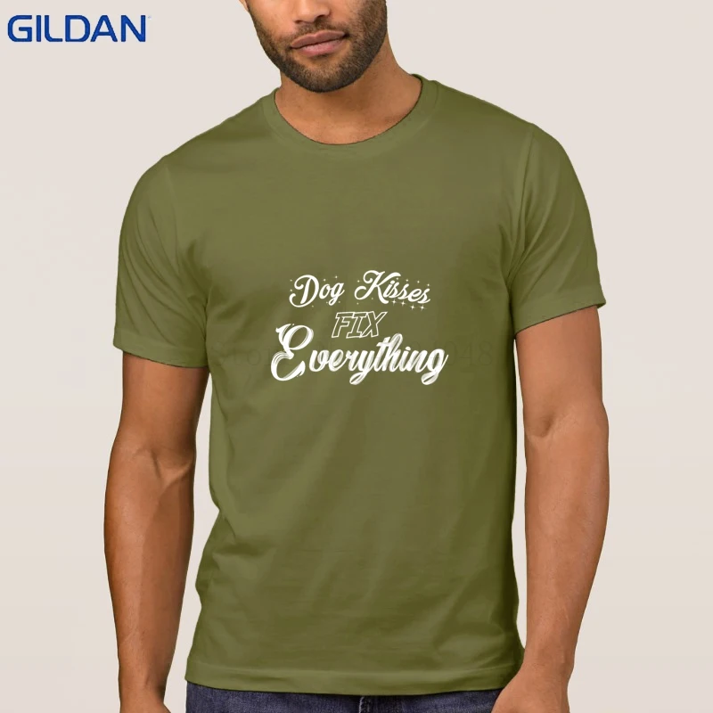 Новая мода собака поцелуи исправить все футболки S 3xl Camiseta футболка для Для мужчин