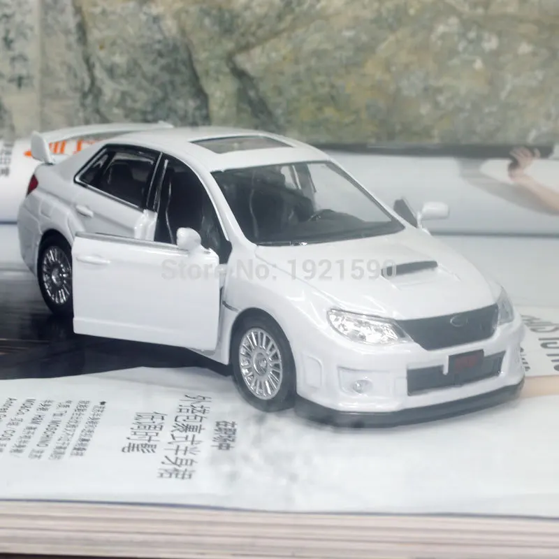 UNI 1/36 масштабные автомобильные игрушки япония Subaru STI литье под давлением металлическая модель автомобиля для подарка/коллекции/детей