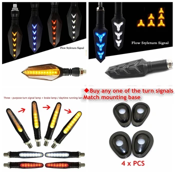 

Motorcycle Refit Turn Signals Light Tail Flasher LED Dynamic turn signal For YAMAHA R15 R25 R3 R6 R6S R1 MT01 MT03 MT07 MT09