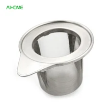 Ситечко для чая из нержавеющей стали, сеточка для заваривания чая, фильтр для листьев