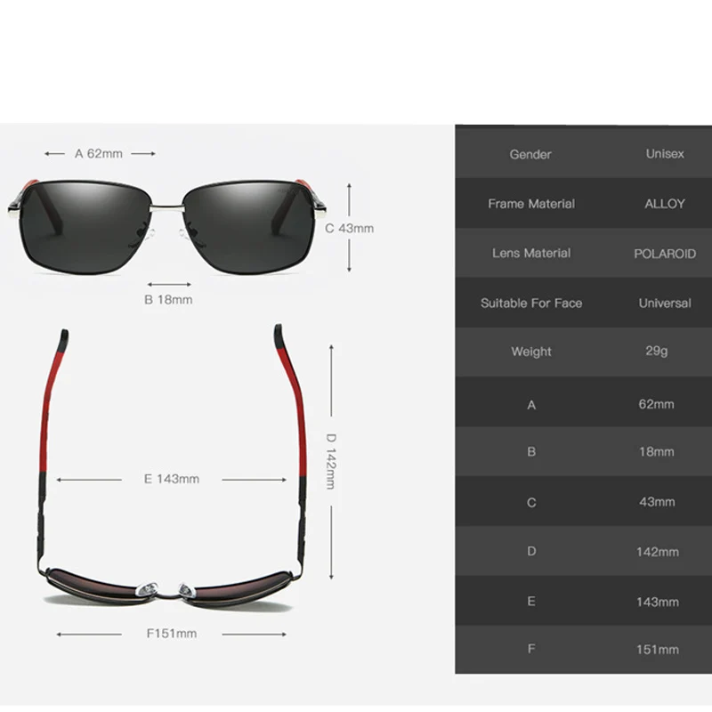 KEITHION Brand Polarized Sunglasses Men New Fashion Eyes Protect Sun Glasses With Accessories Unisex Driving Goggles KEITHION Brand Polarized Sunglasses Men New Fashion Eyes Protect Sun Glasses With Accessories Unisex Driving Goggles