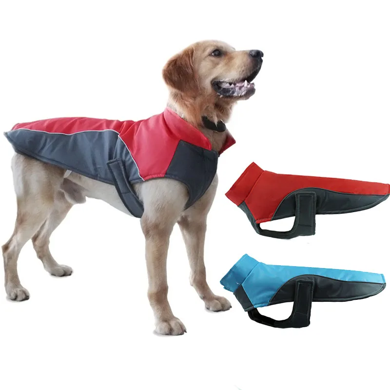 

Waterproof Dog Coat Winter Jacket Warm Fleece Lining Puppy Vest Reflective Pet Outfits Dog Clothes for Small Medium Large Breeds