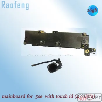 

Raofeng 16gb Unlocked for Iphone 5SE motherboard with Touch ID 16GB Disassembled mainboard IOS system mainboard Logic Board