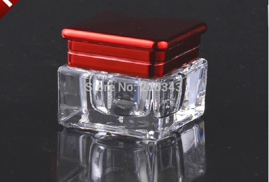 10g ACRYLIC square shape cream bottle,cosmetic container,,cream jar