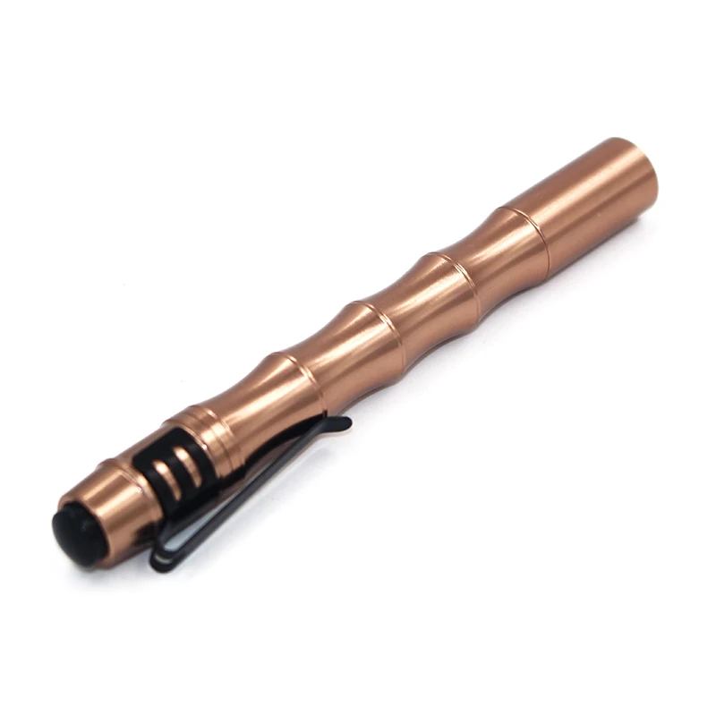 

Z90Litwod Mini Penlight LED Flashlight Torch Pocket Light ON/OFF Waterproof Lantern AAA Battery Powerful Led For Walking Camping