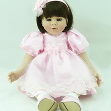 Модные виниловые силиконовые перерожденные куклы младенцы, сопровождать Спящая реалистичные принцесса кукла "малыш" для рождественских праздников детская изысканные новогодние подарки