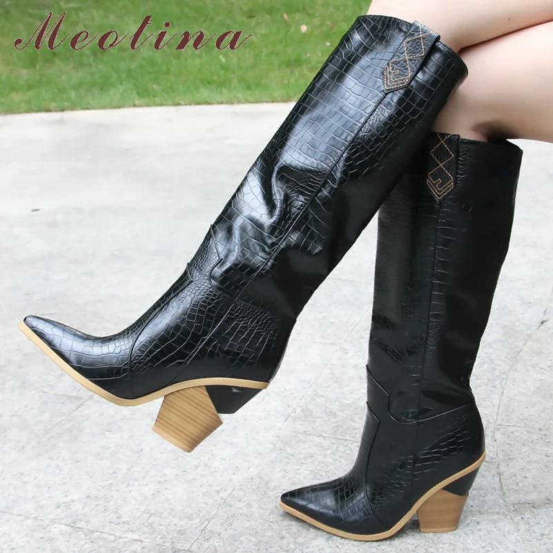 women's high heel western boots