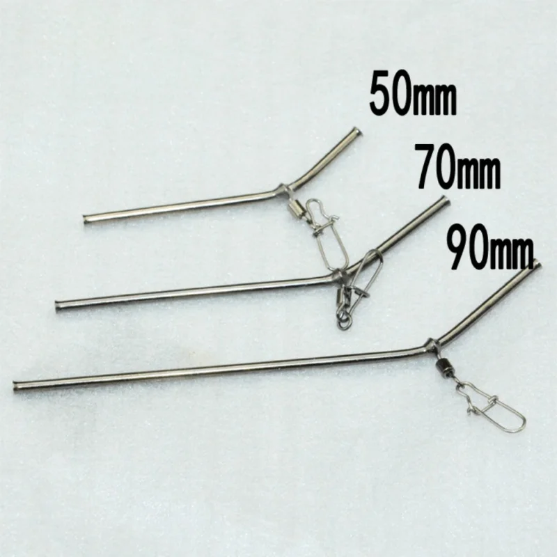 

5 Pcs/Set Fishing Accessory Small copper tube balance Brass Tube Balance Connector Fish Tackle Anti Tangle Booms Sea 5/7/9CM