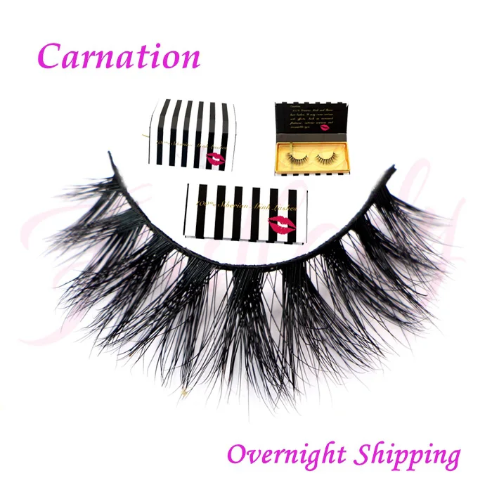 wholesale Free shipping in stock 3d mykonos 100 real handmade siberian mink fur strip lashes 3d