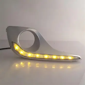 

18w DRL LED Work Light 10-30V 4WD 12v forToyota Hanlanda LED Day Traffic Lamp Modification Day Traffic Lamp Modification 2pcs