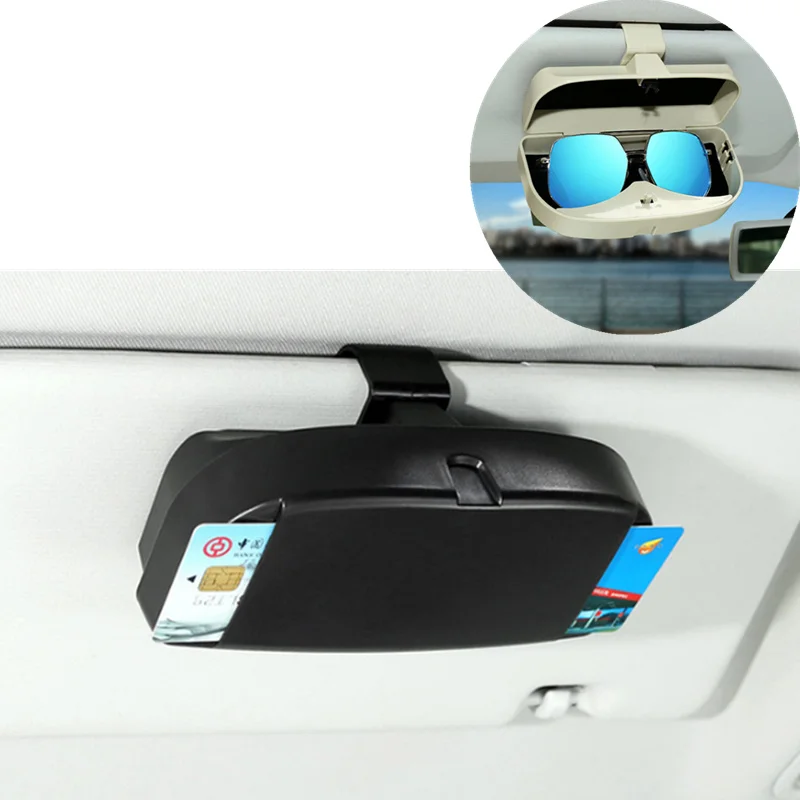 Car Glasses Case Organizer Box Sunglasses Storage Pockets for Mazda 2 3 5 6 CX 3 CX 4 CX 5 CX5