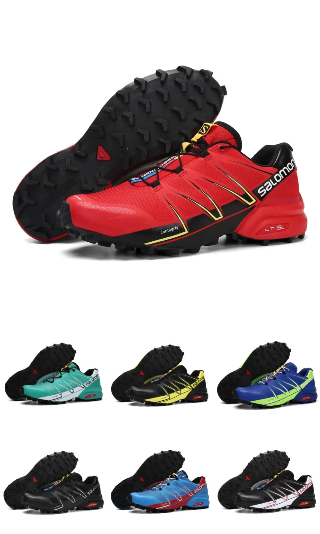 Salomon speed Cross 5 speed cross Pro спортивные кроссовки для прогулок на открытом воздухе Удобная дышащая обувь Eur 40-46