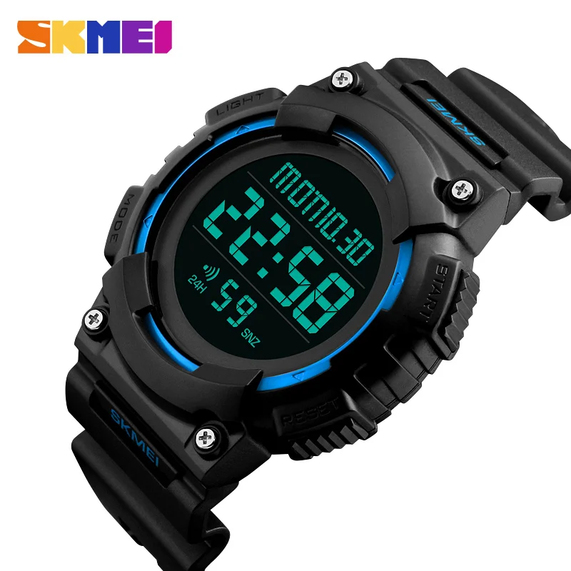

SKMEI Fashion Waterproof Sports Watches Men Week Display Multifunction Chronograph Alarm Digital watches Relogio Masculino
