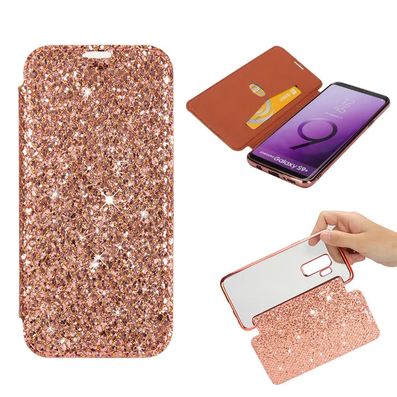 Красочный чехол книжка SMILYOU с полным покрытием для Samsung Note 8 S7 Edge S9 Galaxy S8 Plus