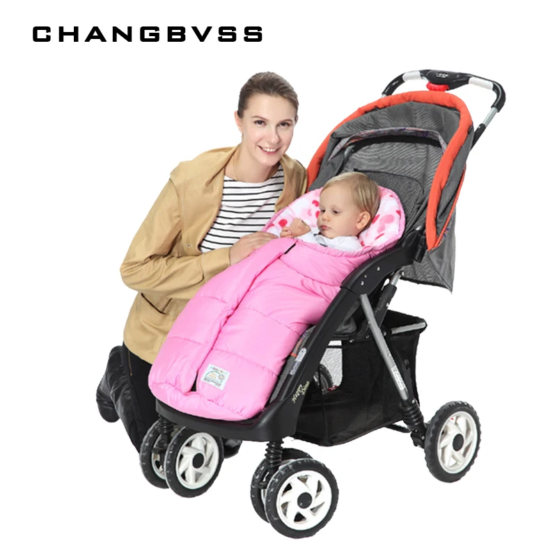 Neue Ankunft Baby Kinderwagen Schlafsäcke Winter Warme Neugeborenen Umschlag Pelz Baby Kinderwagen Sleep Kinderwagen Fußsack Bett Swaddle Wrap Günstig