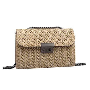 

OCARDIAN Handbags Clutch Bag Ladies Fashion Wild Retro Shoulder Messenger Chain Small Square Woven Female Crossbody Bag May31