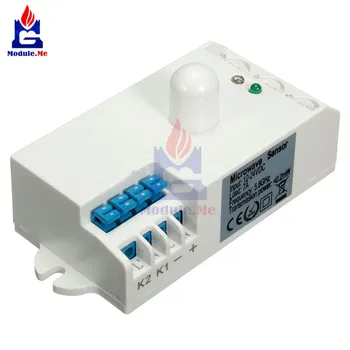 

Microwave Switch Sensor Radar Sensor SK-807K-DC DC 12V-24V 7A 5.8GHz Microwave Radar Sensor Switch with Shell