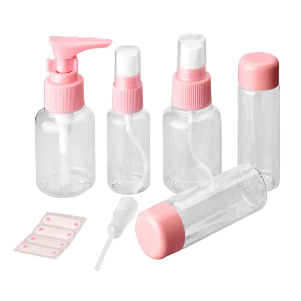 

New Outdoor Travel Portable Mini Empty Make Bottles Sprayer Container Cream Spray Bottle Make Up Tool 7 Pcs Refillable