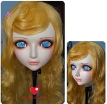 Best Price (GL003)Female Sweet Girl Resin Half Head Kigurumi BJD Mask Cosplay Japanese Anime Role Lolita Lifelike Real Mask Crossdress Doll Best Price (GL003)Female Sweet Girl Resin Half Head Kigurumi BJD Mask Cosplay Japanese Anime Role Lolita Lifelike Real Mask Crossdress Doll