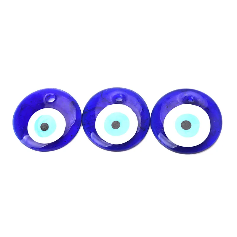 1 шт. 30/40/50 мм классический синий Стекло evil eye Цепочки и ожерелья подвеской Модные