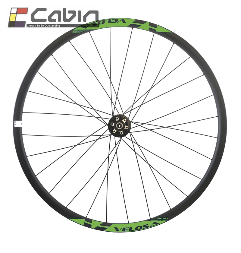 Velosa горный велосипед 27," ассиметричный крест город и все горы hookless wheelset, бескамерные совместимые