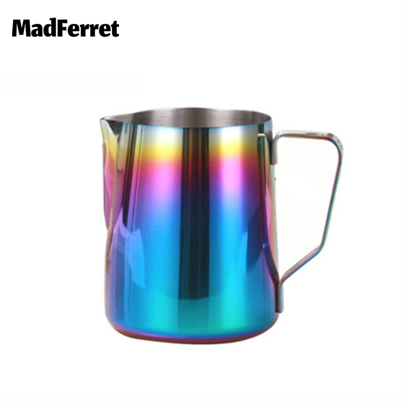 

Coffee Frothing Jug Espresso Coffee Pitcher 350/600ml Barista Craft Coffee Latte Milk Frothing Mug Stainless Steel